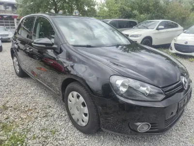 Gebraucht VW Golf VI Trendline 110 PS (80 kW) 2008 Schwarz Kleinwagen