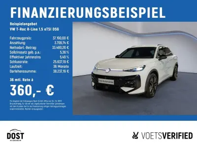 Gebraucht VW T-Roc IQ Drive 150 PS (110 kW) 2026 Weiß SUV