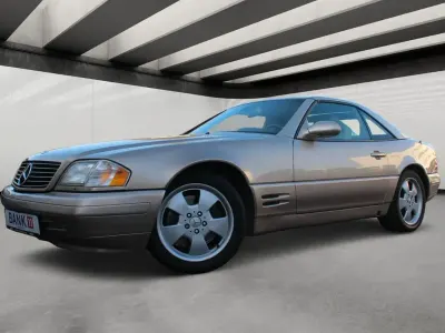 Gebraucht Mercedes SL500 306 PS (225 kW) 2000 Gold Cabrio