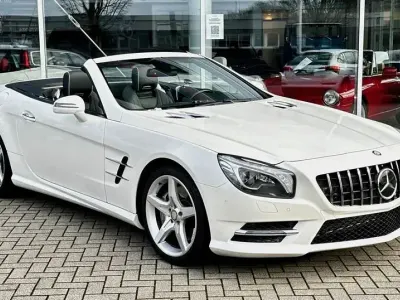 Gebraucht Mercedes SL350 AMG line 306 PS (225 kW) 2015 Weiß Cabrio