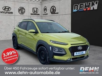 Gebraucht Hyundai Kona Premium 120 PS (88 kW) 2018 Gelb SUV