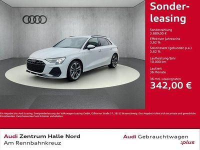 Gebraucht Audi A3 S-Line 116 PS (85 kW) 2025 Gletscherweiß metallic Kombi