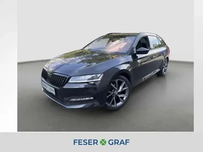 Gebraucht Skoda Superb SportLine 150 PS (110 kW) 2021 Black magic perleffekt Kombi