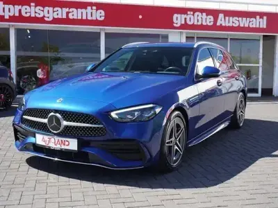 Brugt Mercedes C200 AMG line 227 HK (166 kW) 2023 Blå Stationcar