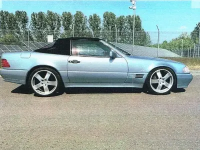 Usata Mercedes SL300 190 CV (139 kW) 1991 Blu Cabrio