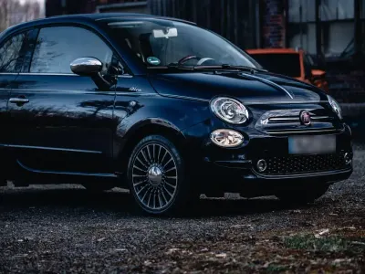Second-hand Fiat 500C Riva 105 CP (77 kW) 2017 Albastru Cabrio