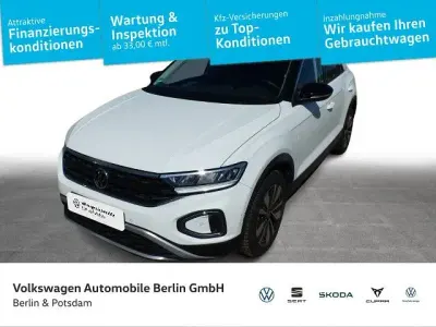 Gebraucht VW T-Roc Cabriolet Goal 150 PS (110 kW) 2025 Pure white uni schwarz uni SUV