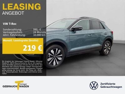 Blau Gebraucht 2025 VW T-Roc Goal SUV | 28.750 € (Guter Preis)