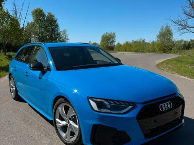 Brugt Audi A4 S-Line 190 HK (139 kW) 2020 Blå Stationcar