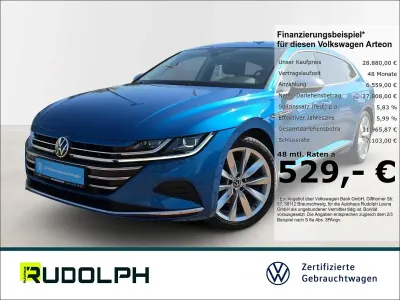 Gebraucht VW Arteon Elegance 150 PS (110 kW) 2020 Eisvogelblau metallic Coupé