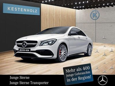 Usata Mercedes CLA45 AMG AMG 381 CV (280 kW) 2018 Bianco Coupé