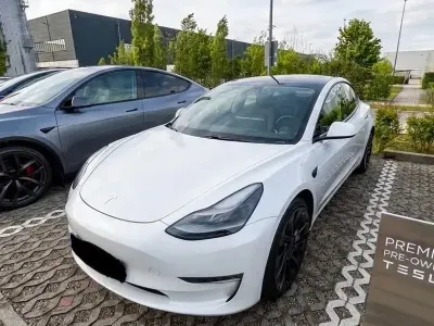 Käytetty Tesla Model 3 Performance 377 kW (513 HP) 2021 Valkoinen Sedan