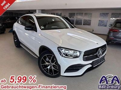 Gebraucht Mercedes GLC400d AMG 330 PS (242 kW) 2021 Diamantweiss (weiß) Coupé