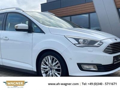 Gebraucht Ford Grand C-Max Titanium 170 PS (125 kW) 2016 Weiß Van / Kleinbus