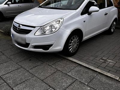 Gebraucht Opel Corsa Eco 2009 Weiß Kleinwagen