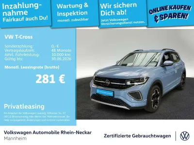 Brugt VW T-Cross R-line 116 HK (85 kW) 2025 Blå SUV