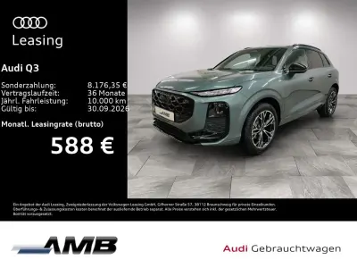 Neu Audi Q3 S-Line 150 PS (110 kW) 2026 Grün SUV