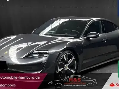 Gebraucht Porsche Taycan Basis 350 kW (476 PS) 2021 Vulkangrau Kombi