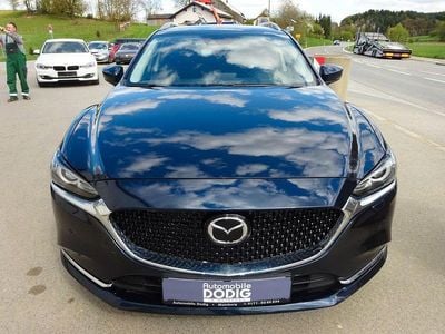 Second-hand Mazda 6 Exclusive-Line 150 CP (110 kW) 2018 Albastru Break