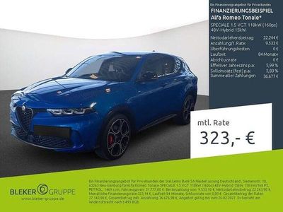 Gebraucht Alfa Romeo Tonale Edizione Speciale 160 PS (117 kW) 2023 Schwarz SUV