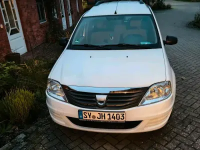 Gebraucht Dacia Logan MCV 2009 Weiß Van / Kleinbus