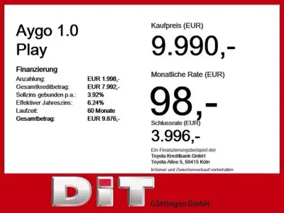 Gebraucht Toyota Aygo X X-play 72 PS (52 kW) 2022 Schneeweiß SUV