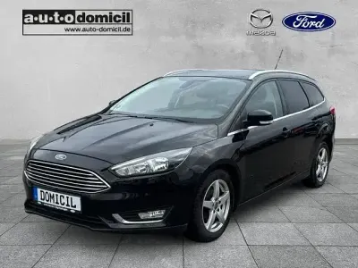 Brugt Ford Focus Titanium 125 HK (91 kW) 2017 Sort Stationcar