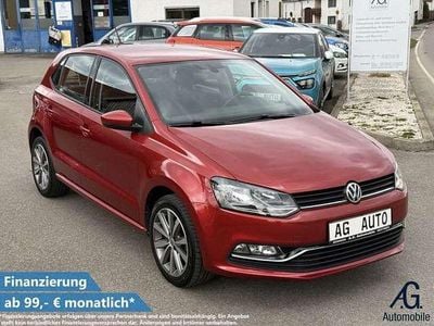 Brugt VW Polo Highline 90 HK (66 kW) 2015 Rød Hatchback