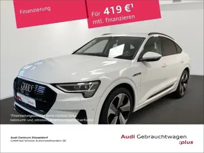 Gebraucht Audi e-tron Advanced 230 kW (313 PS) 2021 Gletscherweiß metallic SUV