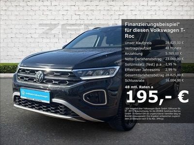 Gebraucht VW T-Roc Goal 150 PS (110 kW) 2024 Deep black perleffekt SUV
