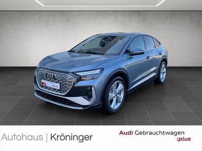 Gebraucht Audi Q4 Sportback e-tron S-Line 210 kW (286 PS) 2025 Blau SUV
