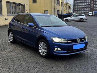 Second-hand VW Polo 95 CP (69 kW) 2018 Albastru Hatchback