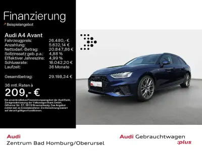 Używany Audi A4 S-Line 204 KM (150 kW) 2022 Niebieski Kombi
