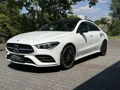 Gebraucht Mercedes CLA250 AMG line 224 PS (164 kW) 2023 Polarweiss  unilack Coupé
