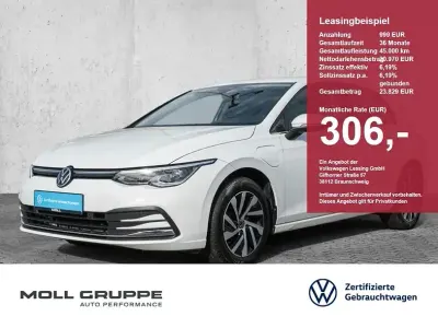 Gebraucht VW Golf VII Style 204 PS (150 kW) 2021 Weiss Kleinwagen