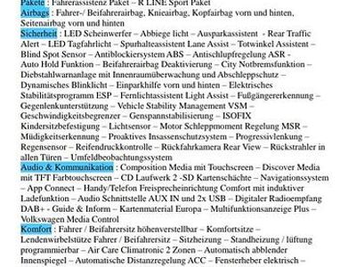 Weiß Gebraucht 2018 VW Golf VII R-line Limousine | 15.800 € (Fairer Preis)