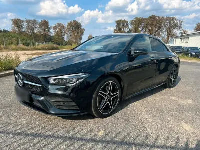 Brugt Mercedes CLA200 AMG line 163 HK (119 kW) 2021 Sort Sedan