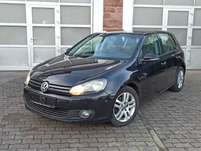 Gebraucht VW Golf VI Comfortline 110 PS (80 kW) 2008 Schwarz Kleinwagen