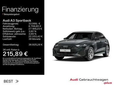 Gebraucht Audi A3 S-Line 204 PS (150 kW) 2025 Daytonagrau perleffekt Limousine