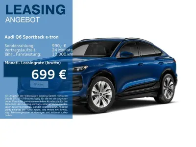 Gebraucht Audi Q6 Sportback e-tron S-Line 284 kW (387 PS) 2025 Blau SUV