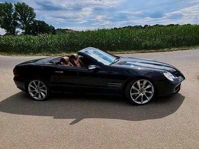Usata Mercedes SL350 272 CV (200 kW) 2007 Nero Cabrio