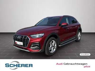 Gebraucht Audi Q5 Advanced 204 PS (150 kW) 2023 Matadorrot metallic (metallic) SUV