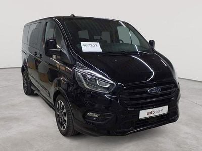 Gebraucht Ford Transit Custom Sport 185 PS (136 kW) 2022 Obsidianschwarz metallic Van / Kleinbus