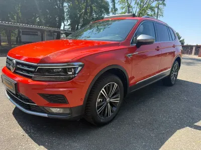 Gebraucht VW Tiguan Allspace Highline 150 PS (110 kW) 2018 Orange SUV