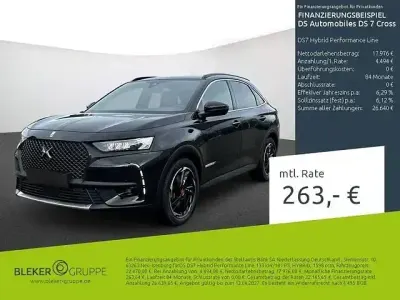 Brugt DS Automobiles DS7 Crossback Performance 225 HK (165 kW) 2022 Sort SUV