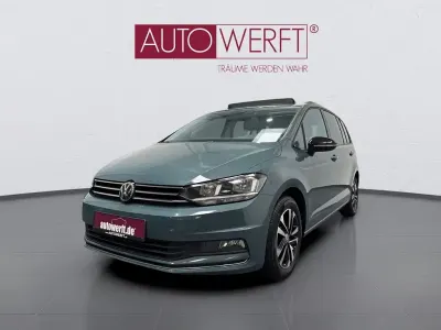 Gebraucht VW Touran IQ Drive 150 PS (110 kW) 2019 Petroleum blue metallic Van / Kleinbus