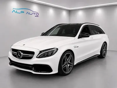 Gebraucht Mercedes C63 AMG AMG 476 PS (350 kW) 2018 Polarweiss  unilack Kombi