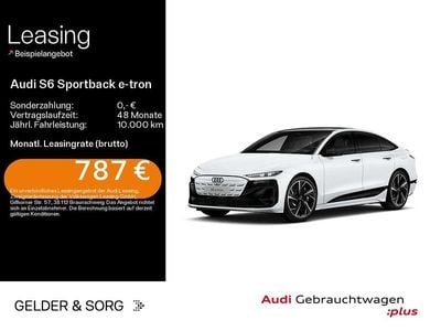 Gebraucht Audi S6 e-tron Sport 369 kW (503 PS) 2025 Gletscherweiß metallic Limousine