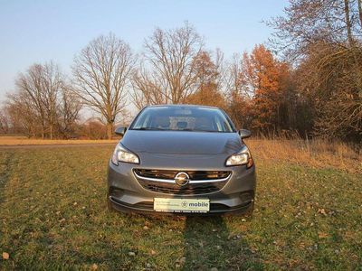 Gebraucht Opel Corsa Edition 69 PS (50 kW) 2015 Karbon silber/shiny grey (m2) Kleinwagen