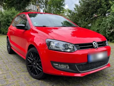 Gebraucht VW Polo Style 69 PS (50 kW) 2011 Rot Kleinwagen